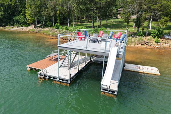Knot-4-Reel-Norris-Lake-Vacation-Rental-Dock-photo-homepage Norris Lake Villas | Knot 4 Reel Sleeps 21| Norris Lake Waterfront House Rental